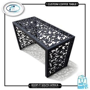 Pattern rectangular coffee table