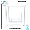 Hanging steel tube bench