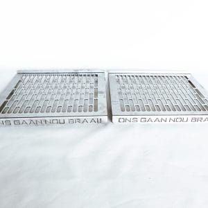 Personalized Steel Braai Grids 10 Personalized stainless steel braai grids