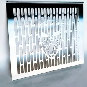 Personalized stainless steel braai grids