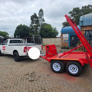 Hydraulic Trailer with 10 x 3 Cube | Koop-it - Premium Hand-Crafted Metal Products