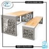 Modern Dinning Room Table | Koop-it - Premium Hand-Crafted Metal Products