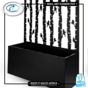 Wall Art Flower Pot | Koop-it - Premium Hand-Crafted Metal Products