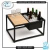 Custom Coffee Table With Build In Cooler | Koop-it - Premium Hand-Crafted Metal Products
