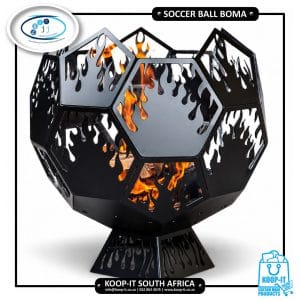 Soccer ball design steel boma