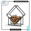 Diamond Shape Log Stand | Koop-it - Premium Hand-Crafted Metal Products
