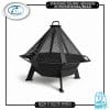 Standing Square Hexagon Outdoor Boma/Braai | Koop-it - Premium Hand-Crafted Metal Products