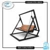 Chilling steel hanging bench